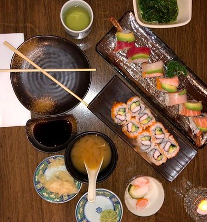 Sushi restaurants en 5 soorten sushi